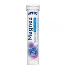 Zdjęcie produktu - Magnez Forte Extra z witaminą B6 o smaku cytrynowym APTEO, 20 tabletek musujących