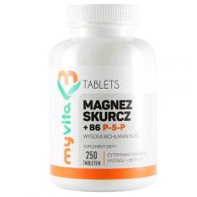 Zdjęcie produktu - MyVita Magnez Skurcz + B6 P-5-P, 250 tabl.