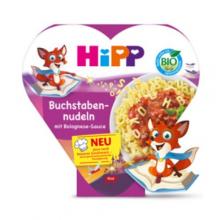 Zdjęcie produktu - HiPP BIO Makaronowe literki z sosem Bolognese, 250 g