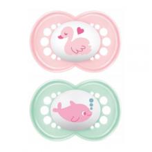 Zdjęcie produktu - MAM Original Smoczek ortodontyczny 6m+ Sealife Girl, 2szt.