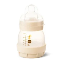 Zdjęcie produktu - MAM Perfect Start Butelka antykolkowa 0m+ 130ml beżowa kr&oacute;lik