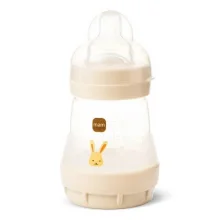 Zdjęcie produktu - MAM Perfect Start Butelka antykolkowa 0m+ 160ml beżowa kr&oacute;lik