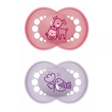 Zdjęcie produktu - MAM Original Smoczek ortodontyczny 16m+ Planet Love Girl, 2szt.