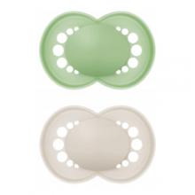 Zdjęcie produktu - MAM Smoczek uspokajający silikonowy Original 6m+ Mat, 2szt.