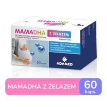Zdjęcie produktu - MamaDHA z żelazem, 60 kaps. USZKODZONE TEKTUROWE OPAKOWANIE / KR&Oacute;TKA DATA 30.06.2026