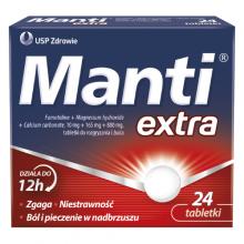 Zdjęcie produktu - MANTI Extra, 24 tabletki do rozgryzienia i żucia