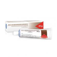 Zdjęcie produktu - MAŚĆ ICHTIOLOWA - 20 g  (maść z sulfobituminianem amonowym) 