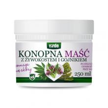 Zdjęcie produktu - VIRDE Maść konopna z żywokostem i gojnikiem, 250ml