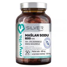 Zdjęcie produktu - MyVita Silver Pure Maślan sodu 600 mg, 50 kaps.