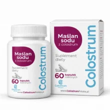 Zdjęcie produktu - Colostrum Maślan sodu z colostrum, 60 kaps.
