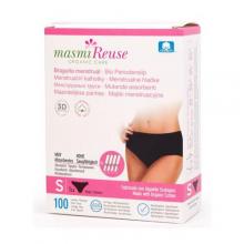 Zdjęcie produktu - MASMI Majtki menstruacyjne z bawełny organicznej rozmiar S, 1szt. KR&Oacute;TKA DATA  05.09.2026