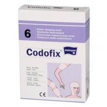 Zdjęcie produktu - Matopat Codofix 6 Elastyczna siatka opatrunkowa na głowę, ramię, podudzie, kolano 5cm-6,5cm x 1m, 1 szt