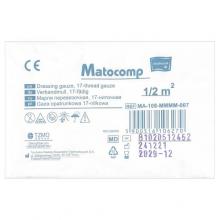 Zdjęcie produktu - Matopat Matocomp Gaza opatrunkowa niejałowa 17-nitkowa 1/2 m2, 1 szt.