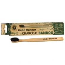 Zdjęcie produktu - Mattes Rebi Dental Charcoal Bamboo Miękka bambusowa szczoteczka do zęb&oacute;w Soft M63