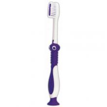 Zdjęcie produktu - Mattes Szczoteczka do zęb&oacute;w dla dzieci Dino Smile M66 Soft 3+ biało- fioletowa