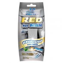 Zdjęcie produktu - Mattes Red for Man Maszynka do golenia jednorazowa męska, 12szt.