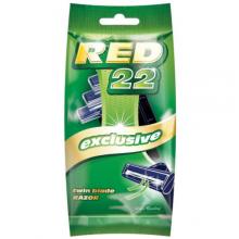 Zdjęcie produktu - Mattes Red 22 Maszynka do golenia jednorazowa, 5szt.