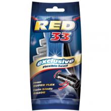Zdjęcie produktu - Mattes Red 33 Maszynka do golenia jednorazowa, 5szt.