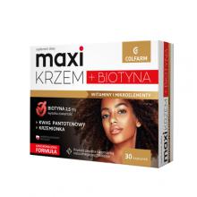 Zdjęcie produktu - MAXI KRZEM + BIOTYNA, 30 kaps.