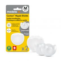 Zdjęcie produktu - Medela Contact Silikonowe nakładki na brodawki M 20mm, 2 szt.