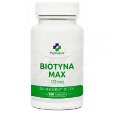 Zdjęcie produktu - MedFuture Biotyna Max 10mg, 120 tabletek