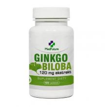 Zdjęcie produktu - MedFuture Ginkgo Biloba 120 mg ekstrakt, 120 tabl.
