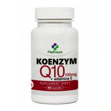 Zdjęcie produktu - MedFuture Koenzym Q10 + witamina E, 60kaps.
