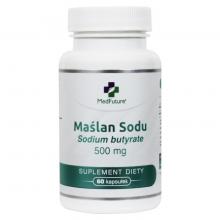 Zdjęcie produktu - MedFuture Maślan Sodu 500mg, 60 kapsułek