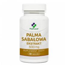 Zdjęcie produktu - MedFuture Palma sabałowa ekstrakt 500mg, 60 kapsułek