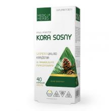 Zdjęcie produktu - Medica Herbs Kora Sosny 600 mg, 40 kaps.