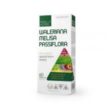 Zdjęcie produktu - Medica Herbs Waleriana Melisa Passiflora, 60 kaps.