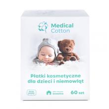 Zdjęcie produktu - Płatki kosmetyczne dla dzieci i niemowląt, 60szt.