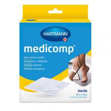 Zdjęcie produktu - MEDICOMP 10cm x 10cm kompresy jałowe, 5x2szt.