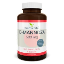 Zdjęcie produktu - Medverita D-Mannoza 500 mg, 100 kaps.