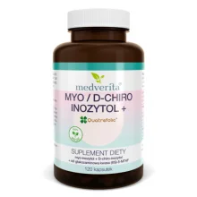 Zdjęcie produktu - Medverita Myo/D-chiro-Inozytol + Quatrefolic, 120 kaps.