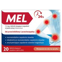 Zdjęcie produktu - Mel 7,5 mg, 20 tabletek ulegających rozpadowi w jamie ustnej