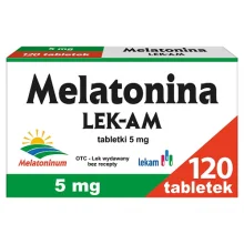 Melatonina LEK-AM 5 mg, 120 tabletek