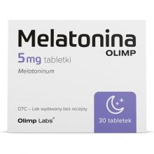 Zdjęcie produktu - Melatonina Olimp 5 mg, 30 tabl. USZKODZONE TEKTUROWE OPAKOWANIE