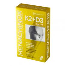 Zdjęcie produktu - Menachinox K2+D3 Forte, 30 kapsułek
