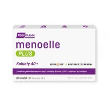Zdjęcie produktu - Menoelle Plus, 30 tabl. - suplement diety dla kobiet