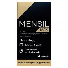 Zdjęcie produktu - Mensil Max 50 mg, 4 tabletki do rozgryzania i żucia