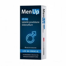 Zdjęcie produktu - MenUp 25 mg, 4 tabletki powlekane