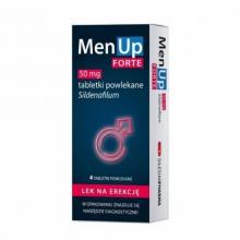 Zdjęcie produktu - MenUp Forte sildenafil 50mg, 4 tabletki powlekane BRAK OPAKOWANIA
