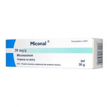Zdjęcie produktu - MICONAL żel - Zakażenia grzybicze st&oacute;p, pachwin, tułowia, paznokci, łupież pstry.30 g