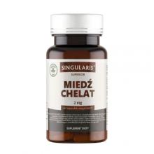 Zdjęcie produktu - SINGULARIS Superior miedź chelat 2mg, 60kaps.