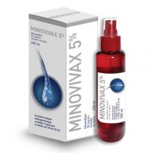 Zdjęcie produktu - Minovivax 5%, 50 mg Roztw&oacute;r na sk&oacute;rę, 100 ml