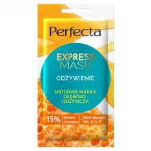 Zdjęcie produktu - Perfecta Express Mask Miodowa maska do twarzy głęboko odżywcza, 8 ml