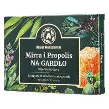 Zdjęcie produktu - Mirra i Propolis na Gardło - 12 past. HERBAL MONASTERIUM