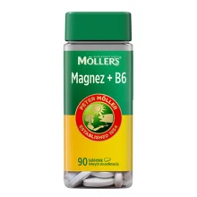 Zdjęcie produktu - Moller's Magnez + witamina B6, 90 tabl.