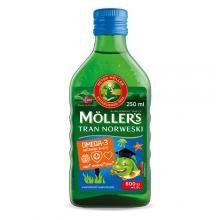 Zdjęcie produktu - Mollers Tran Norweski owocowy płyn, 250 ml